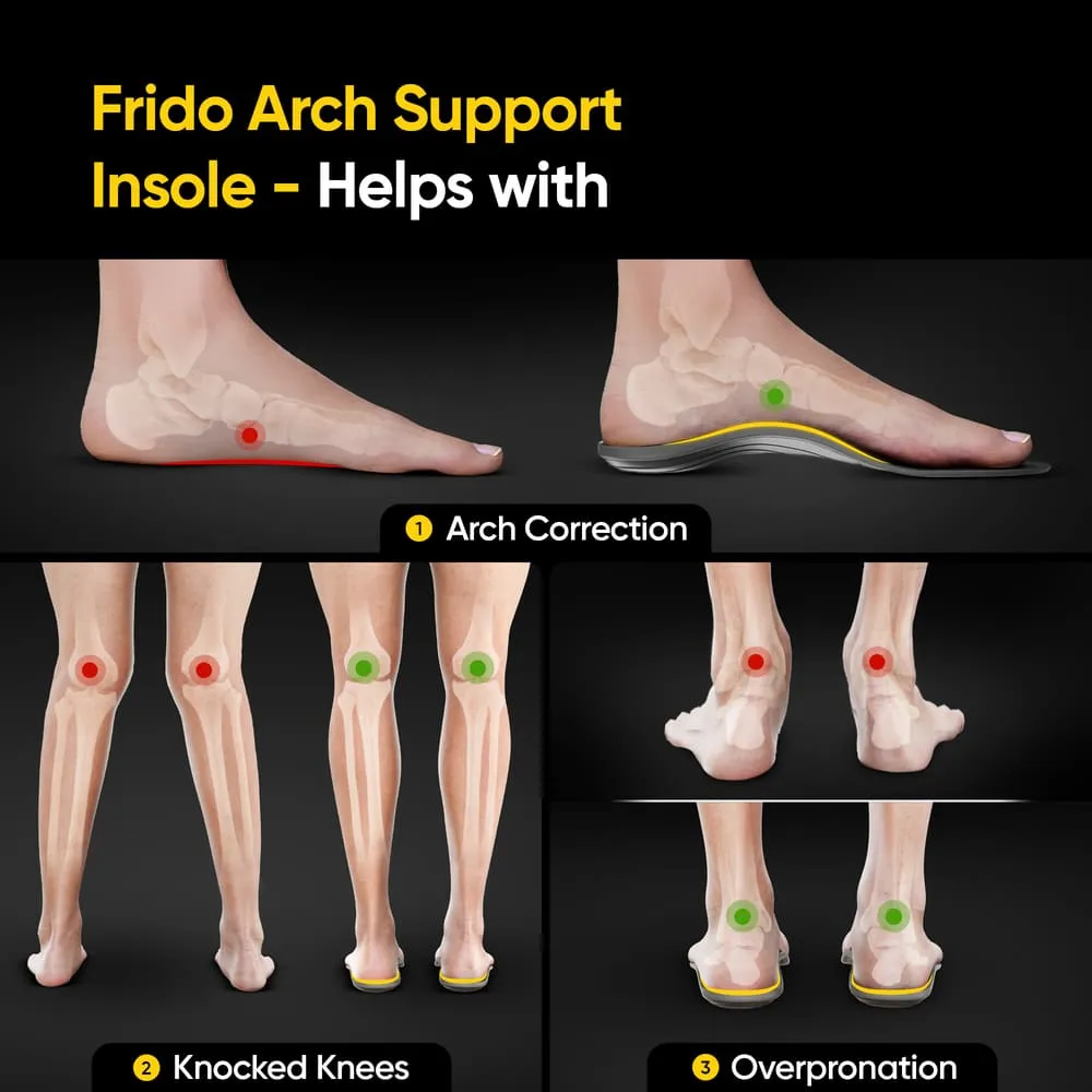 Frido Arch Support Insoles Rigid   Semi Rigid Combo