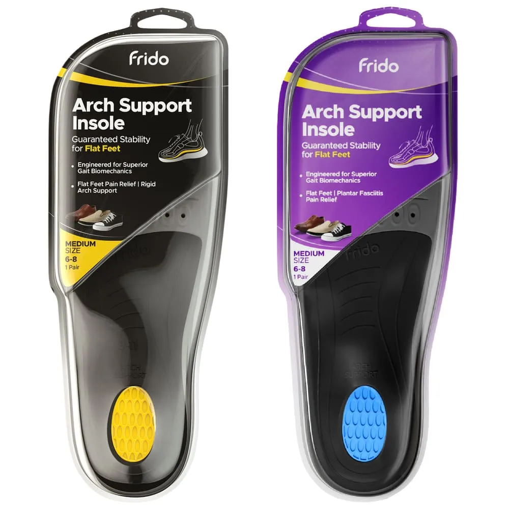 Frido Arch Support Insoles Rigid   Semi Rigid Combo