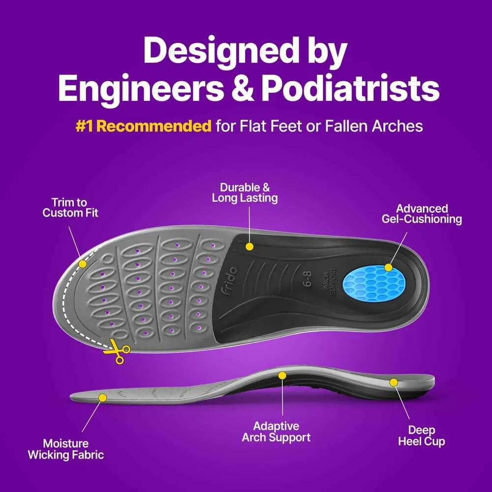 Frido Arch Support Insoles Rigid   Semi Rigid Combo