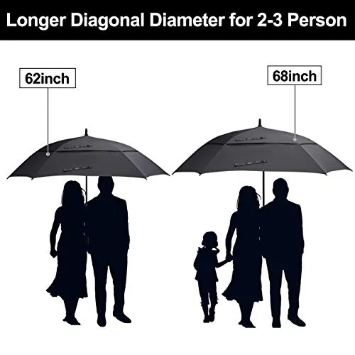 G4Free Square Windproof Auto Open Stick Umbrella