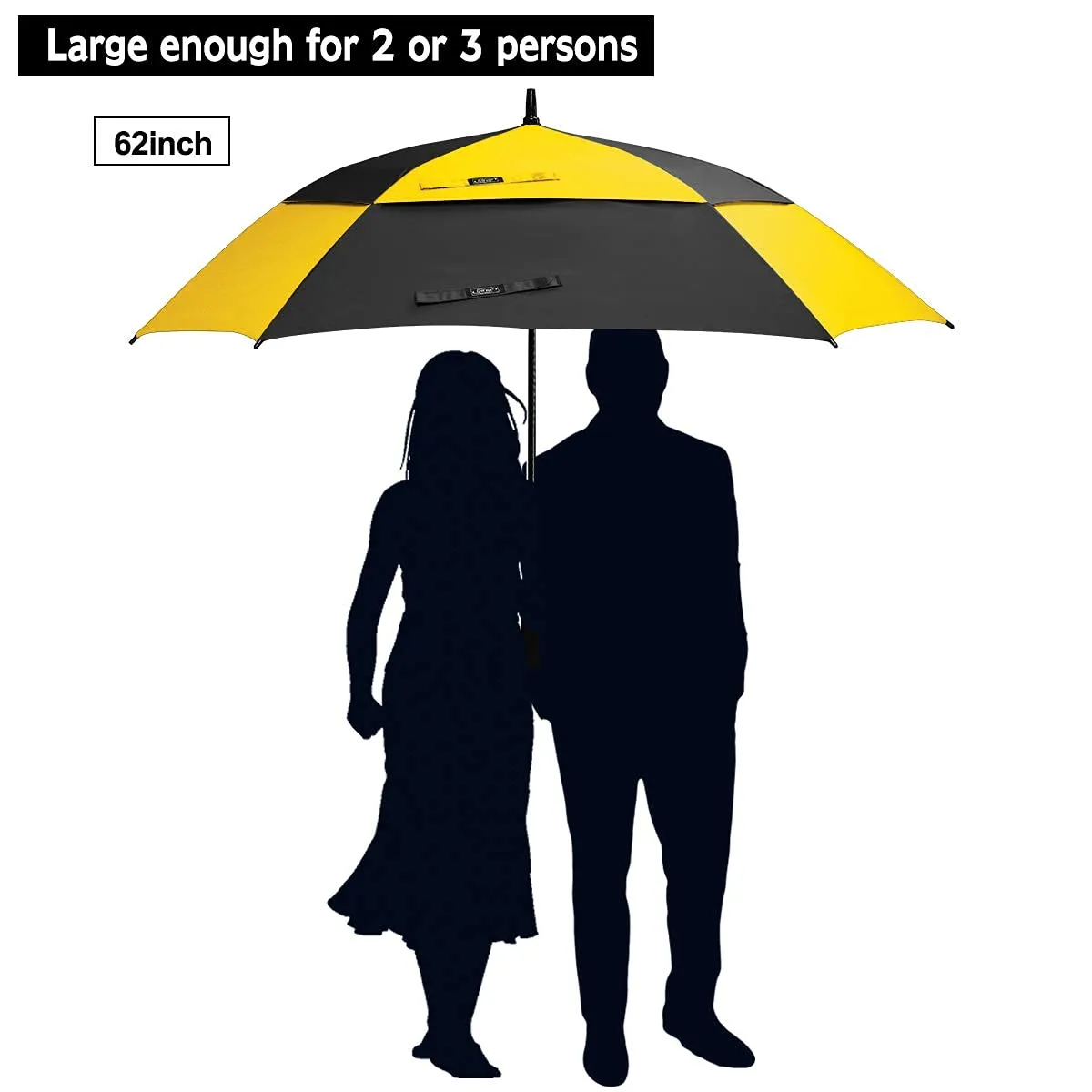 G4Free Square Windproof Auto Open Stick Umbrella