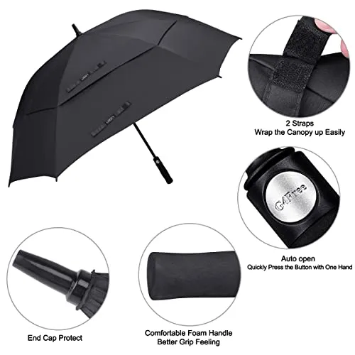 G4Free Square Windproof Auto Open Stick Umbrella