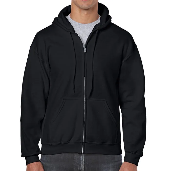 Gildan zippered fleece hoody