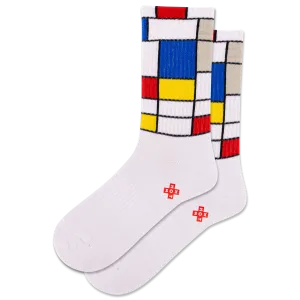 HOTSOX Women's Mondrian Active Crew Sock