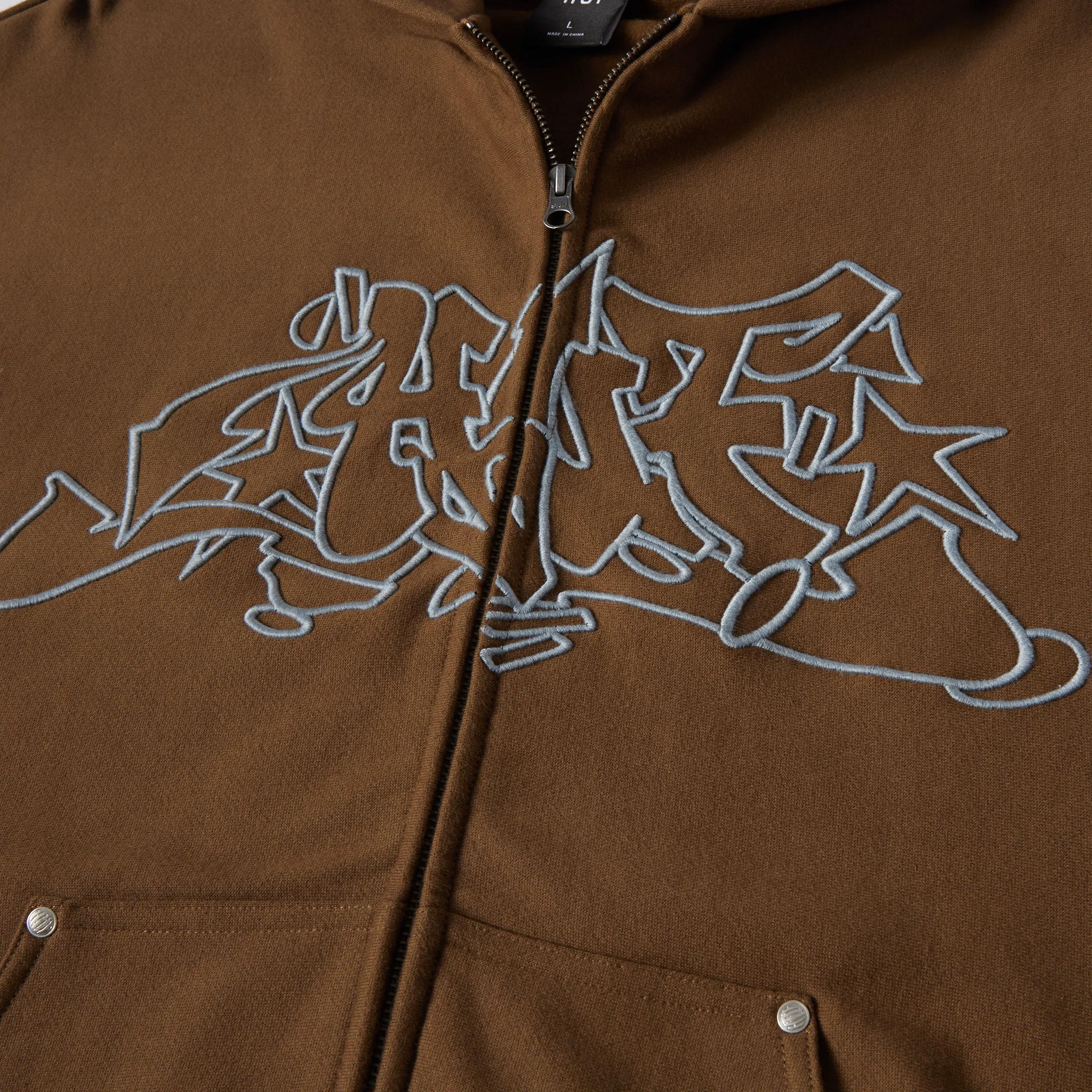 Huf Outlines Heavy Weight F/Z Fleece