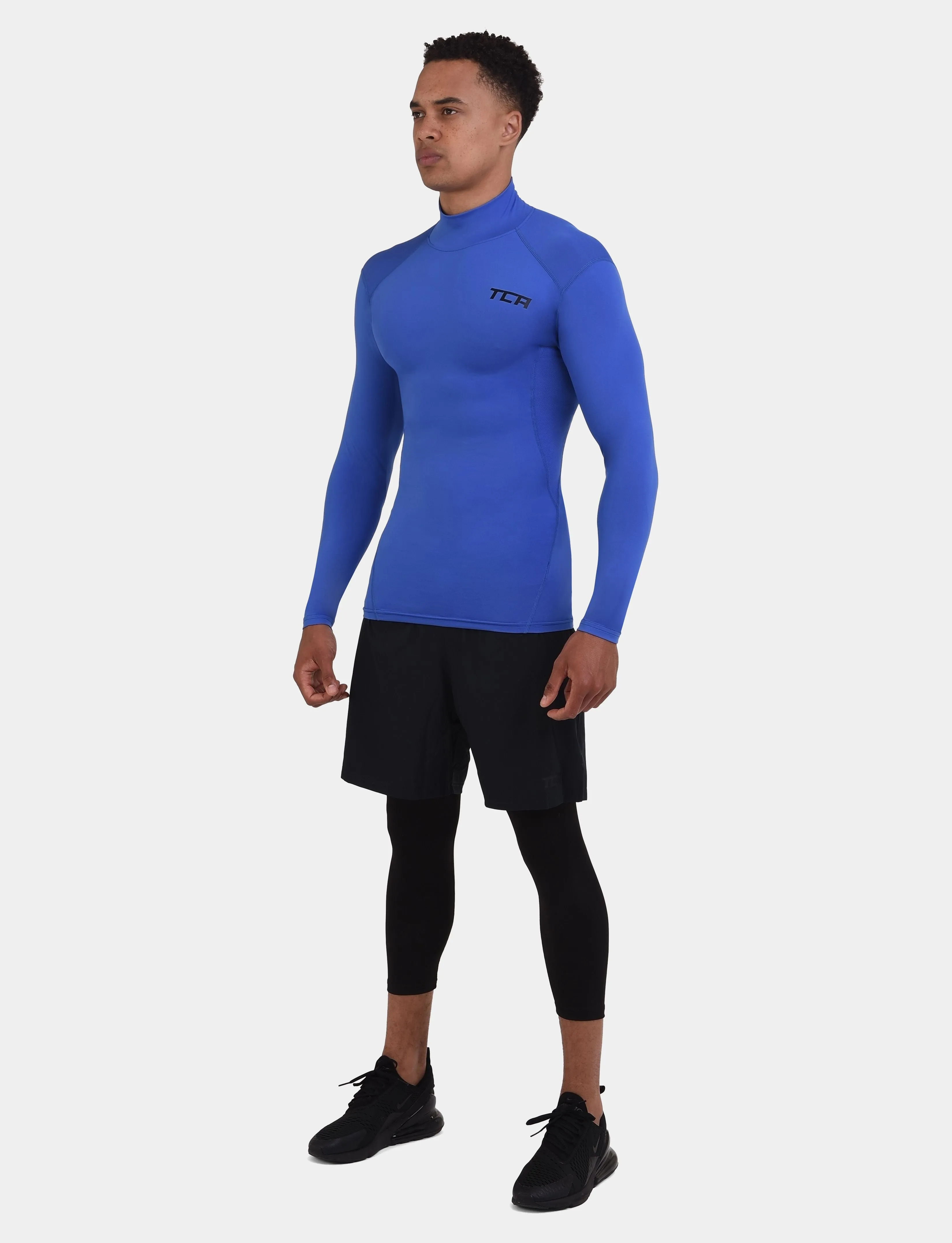 Hyperfusion Compression Base Layer Long Sleeve Mock Neck For Men