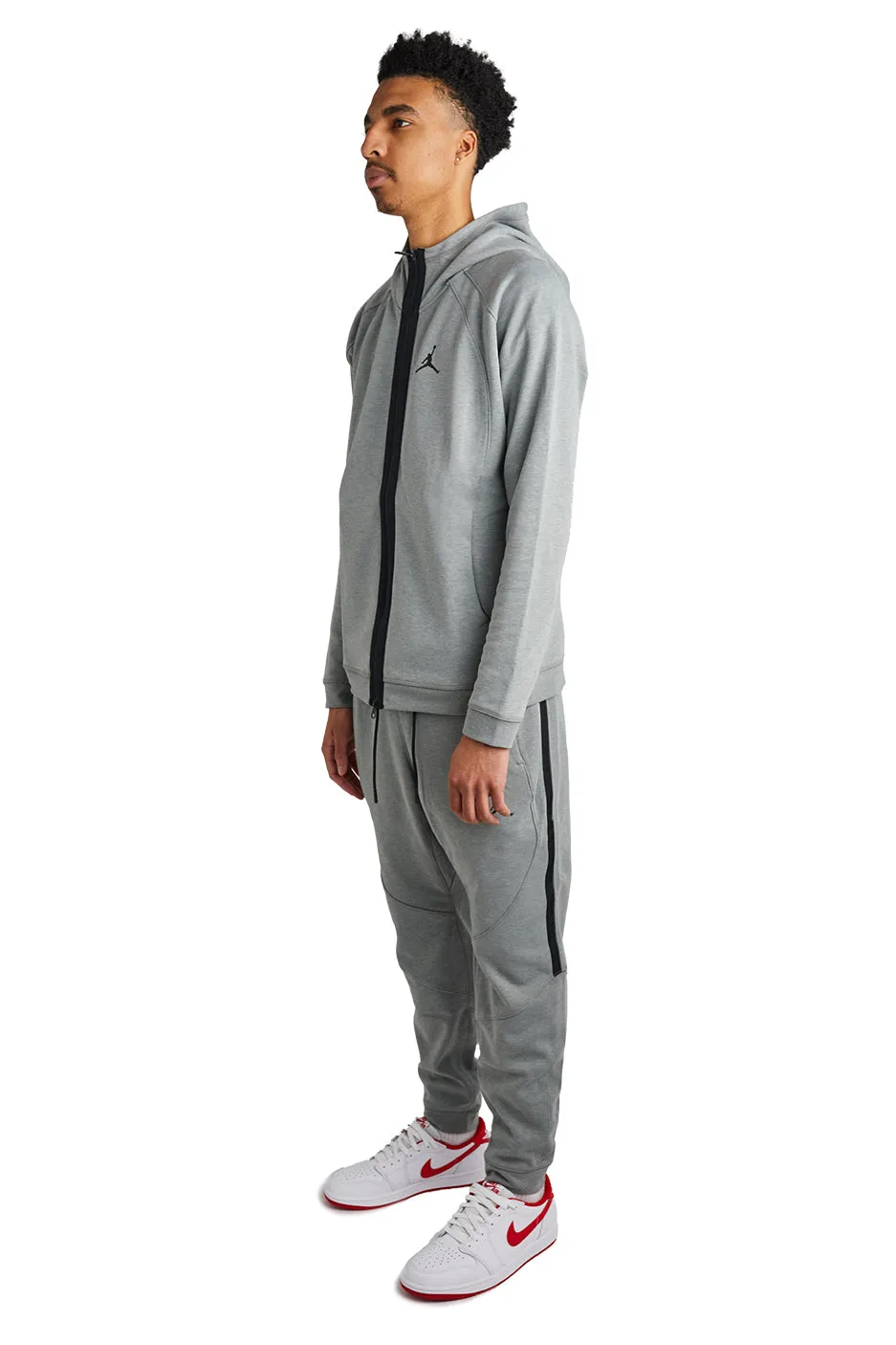 Jordan Dri-Fit Sport Fleece 'Dark Grey Heather/Black'