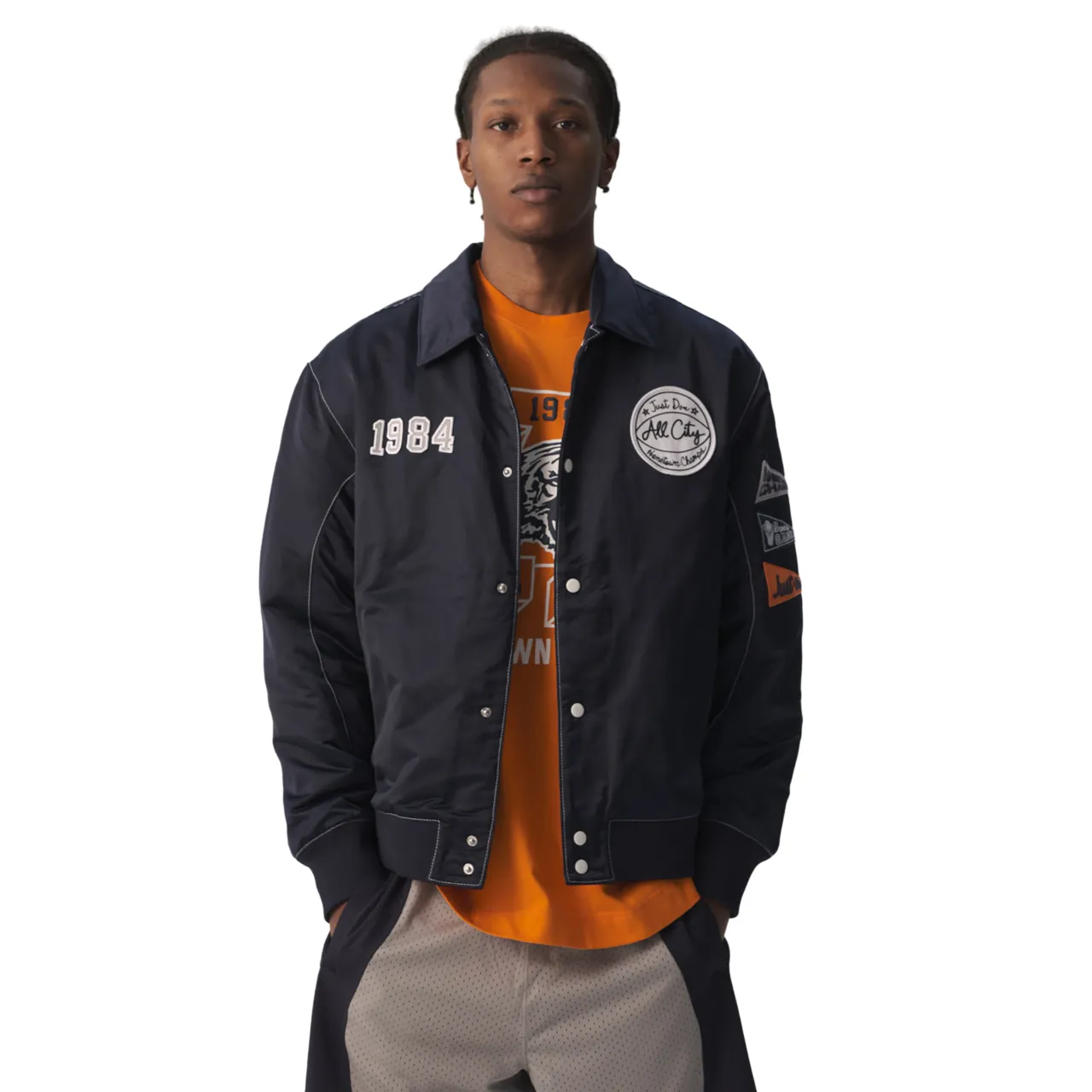 Just Don All City Varsity Men's Jackets Blue