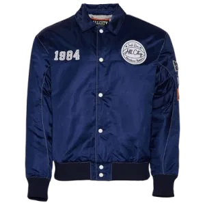 Just Don All City Varsity Men's Jackets Blue