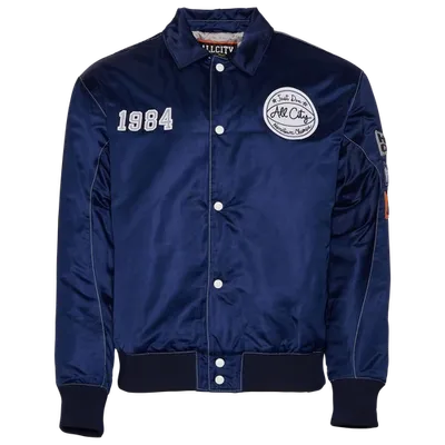 Just Don All City Varsity Men's Jackets Blue