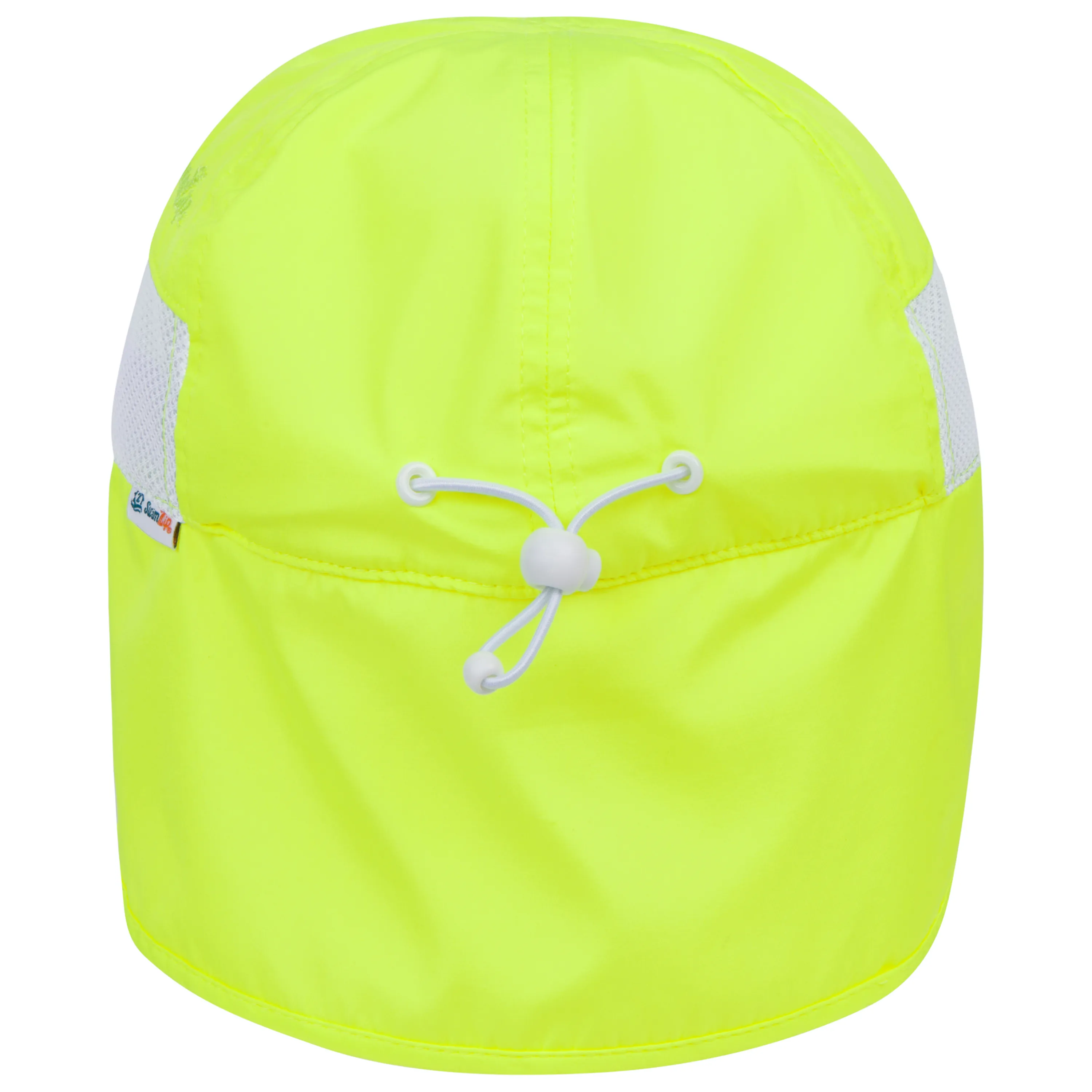 Kids Flap Hat | Neon Lemon Yellow