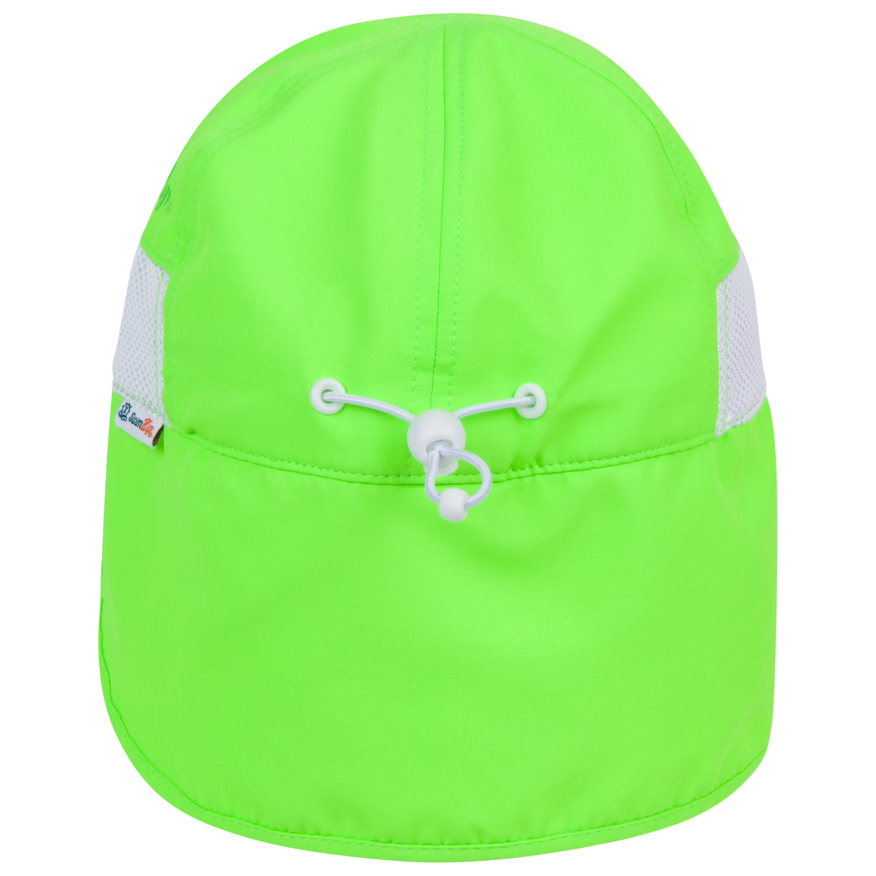 Kids Flap Hat | Neon Lime Green