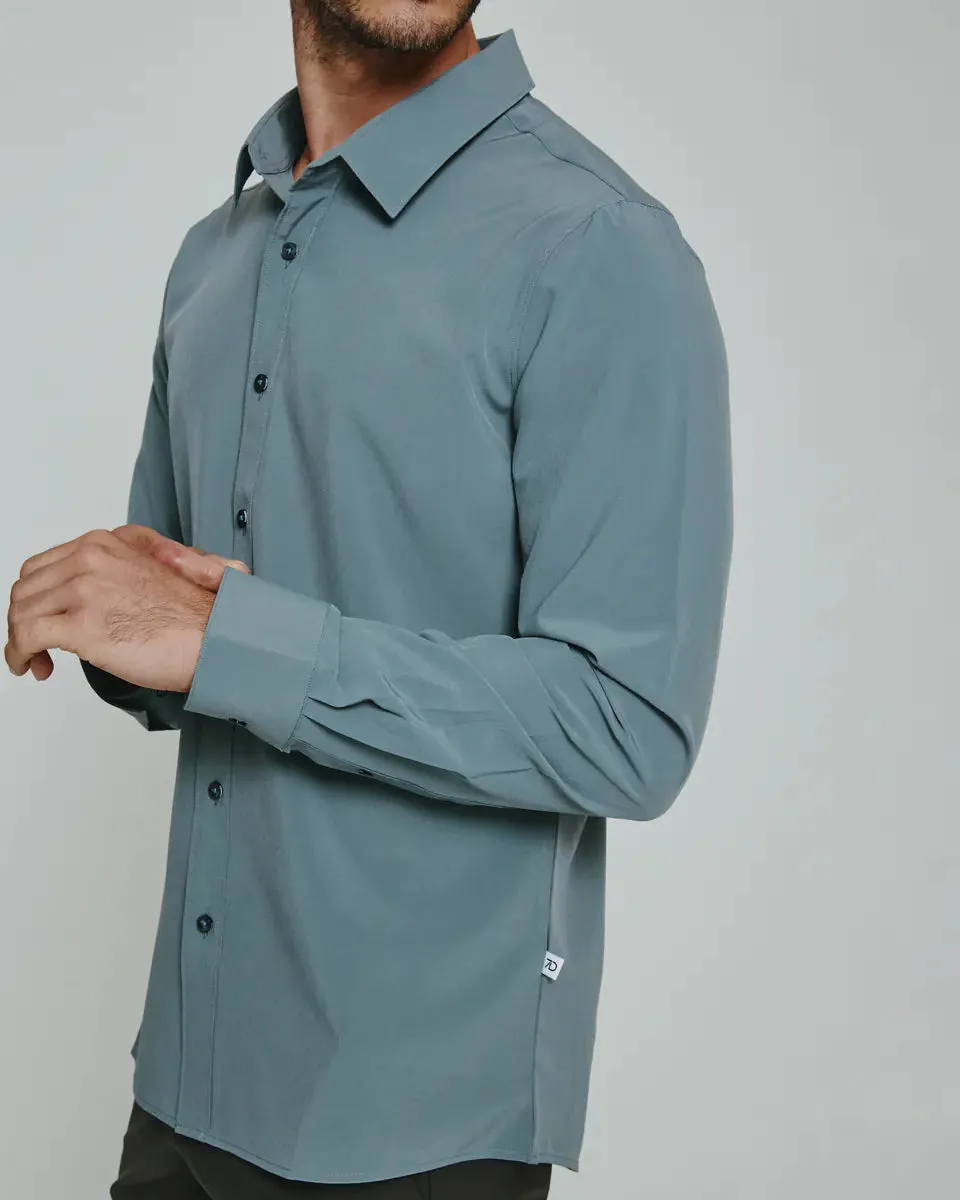 Liberty Long Sleeve Shirt | Seafoam