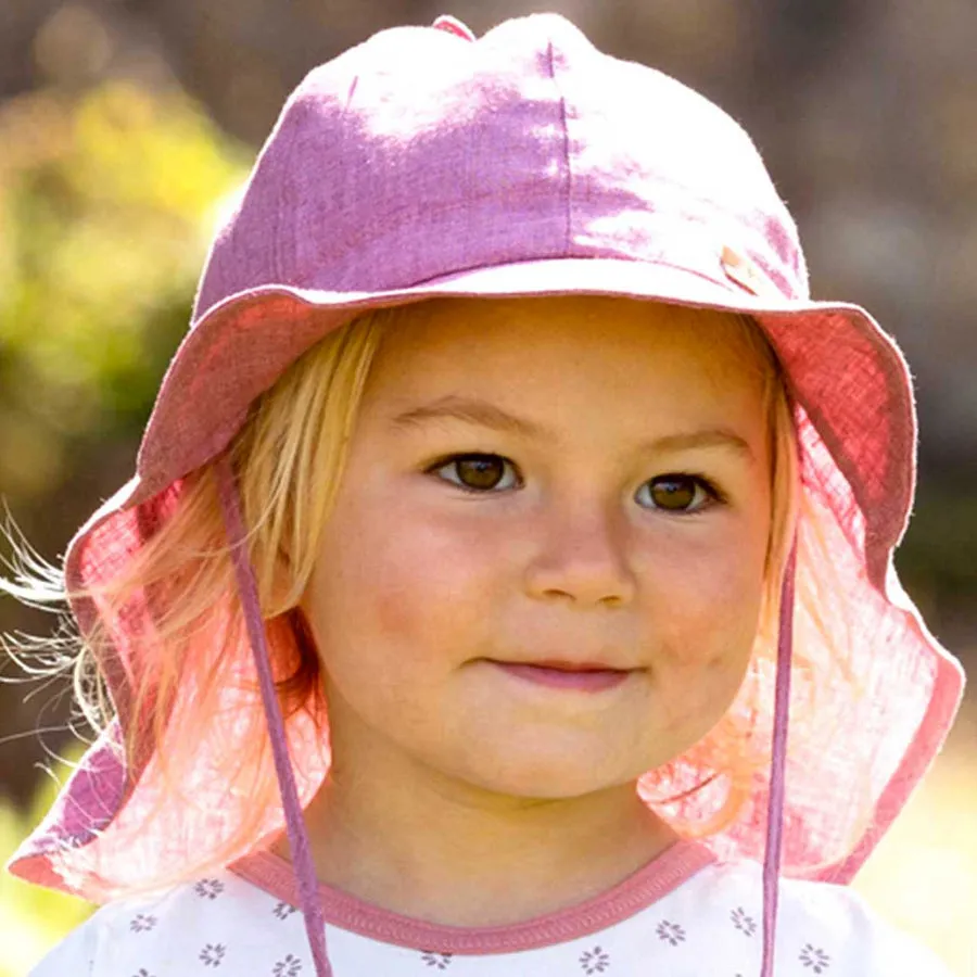 Linen Sun Hat with Neck Protection (Baby-Child) *BUY 1 GET 1 FREE!*