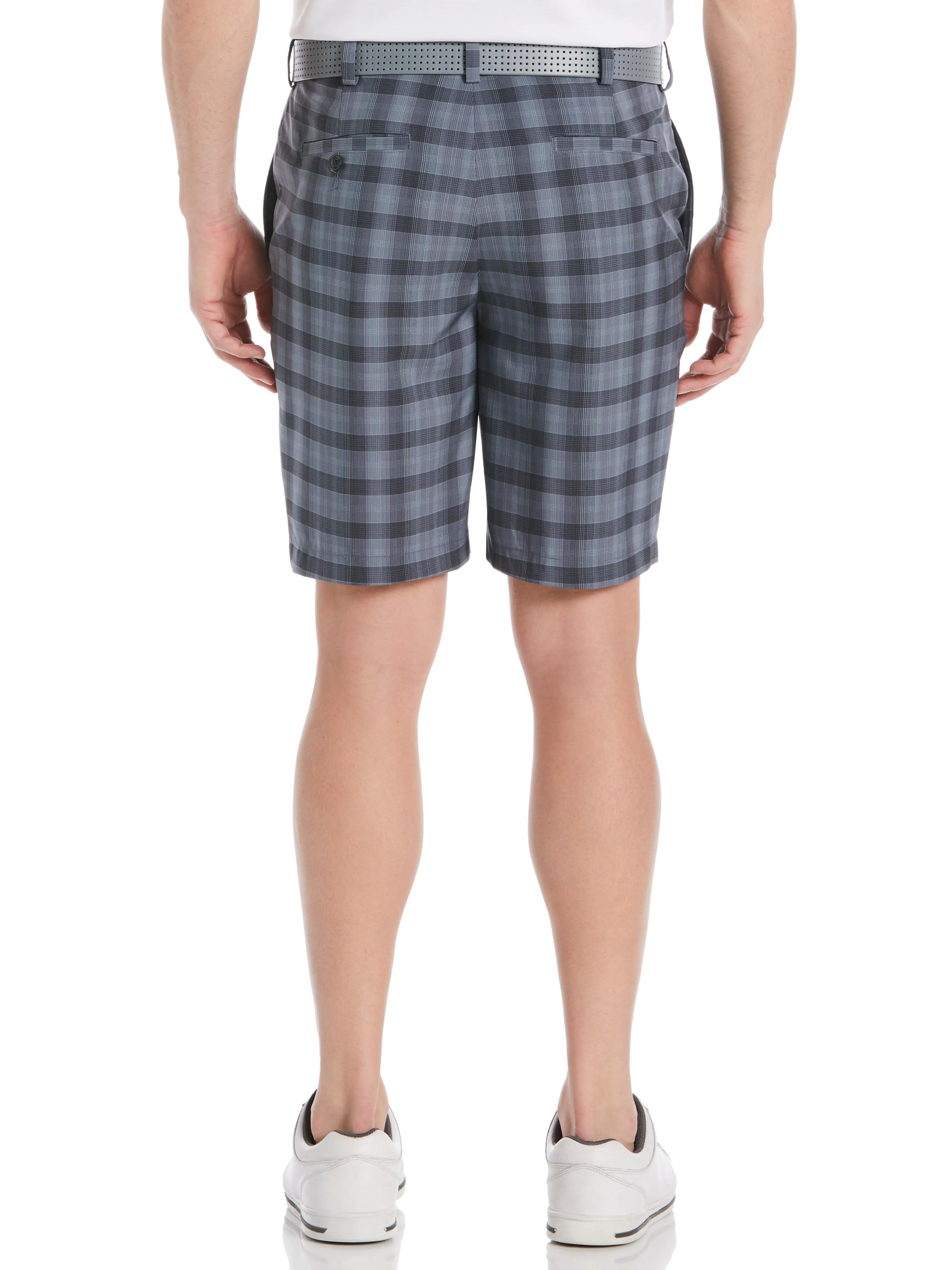 Men's 9" Shadow Plaid Golf Short with Active Waistband