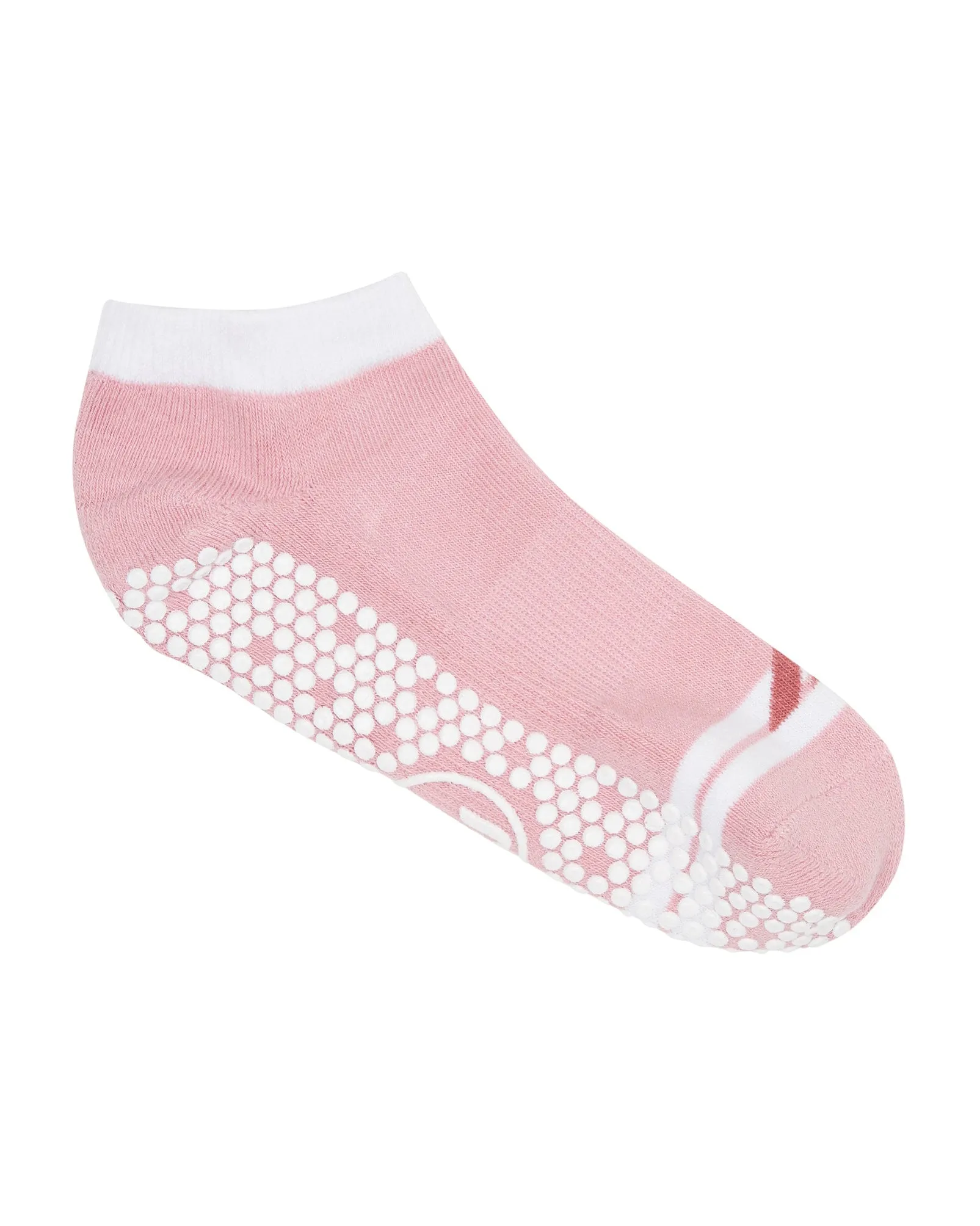 Move Active Classic Low Rise Grip Socks - Preppy Volley Love