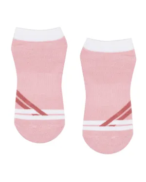 Move Active Classic Low Rise Grip Socks - Preppy Volley Love