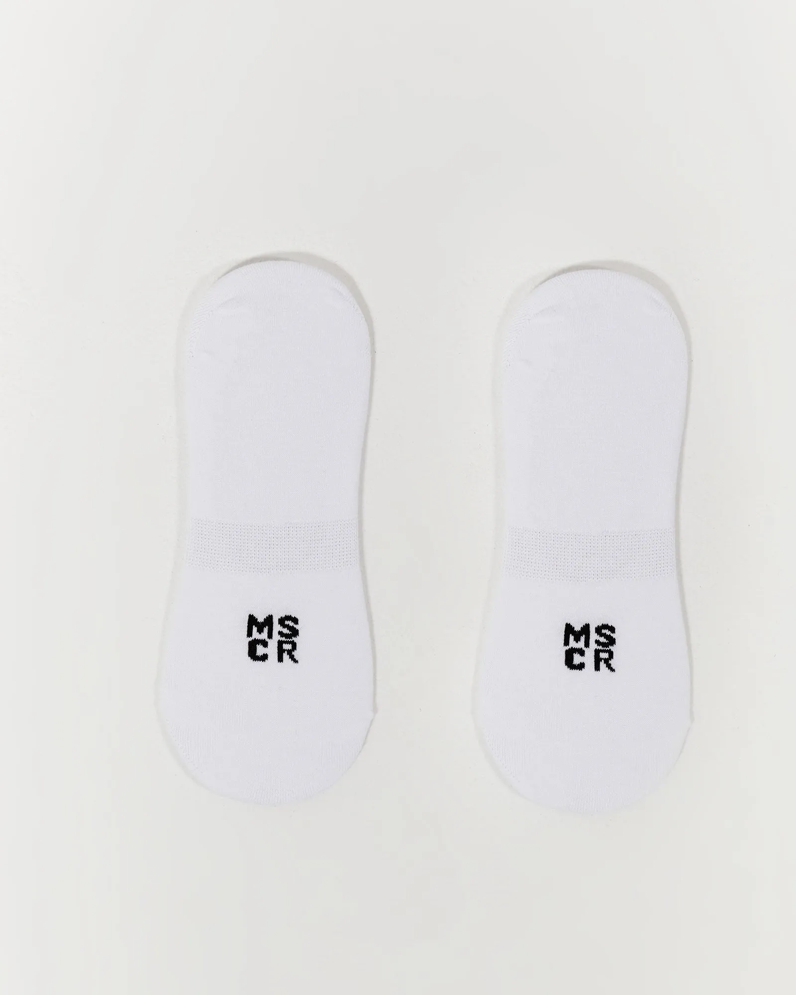 MSCR NO SHOW SOCKS - WHITE