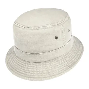 Packable Cotton Bucket Hat - Putty