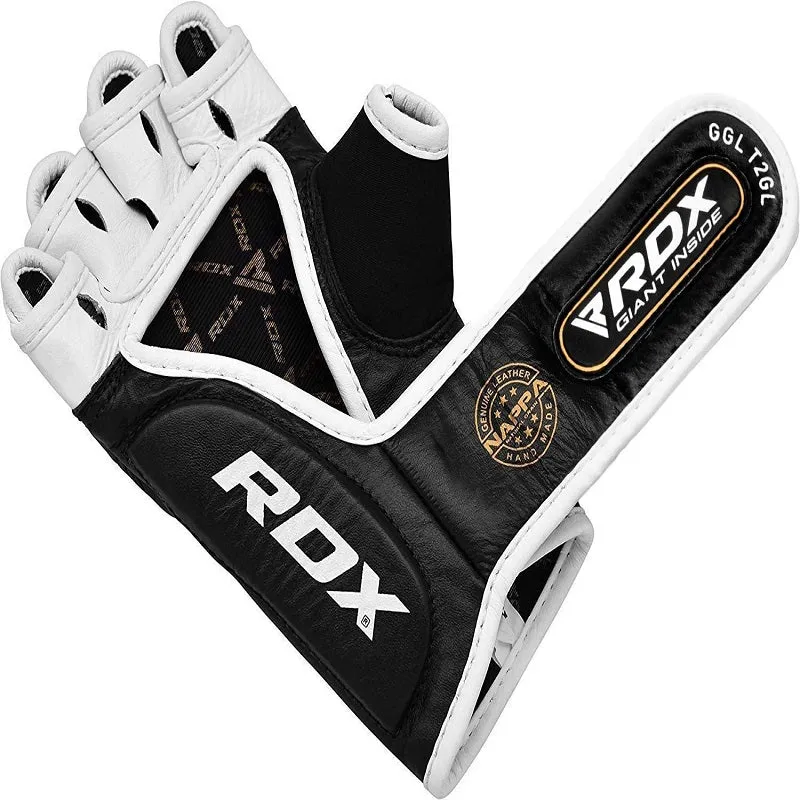 RDX T2 Leather MMA Gloves