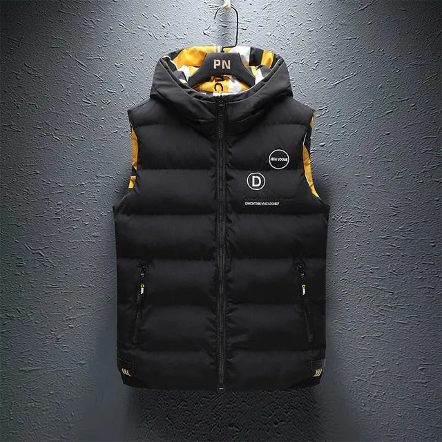 Reversible Hooded vest