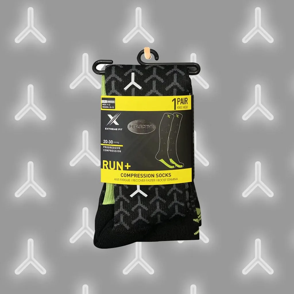 Run  Reflective Compression Socks