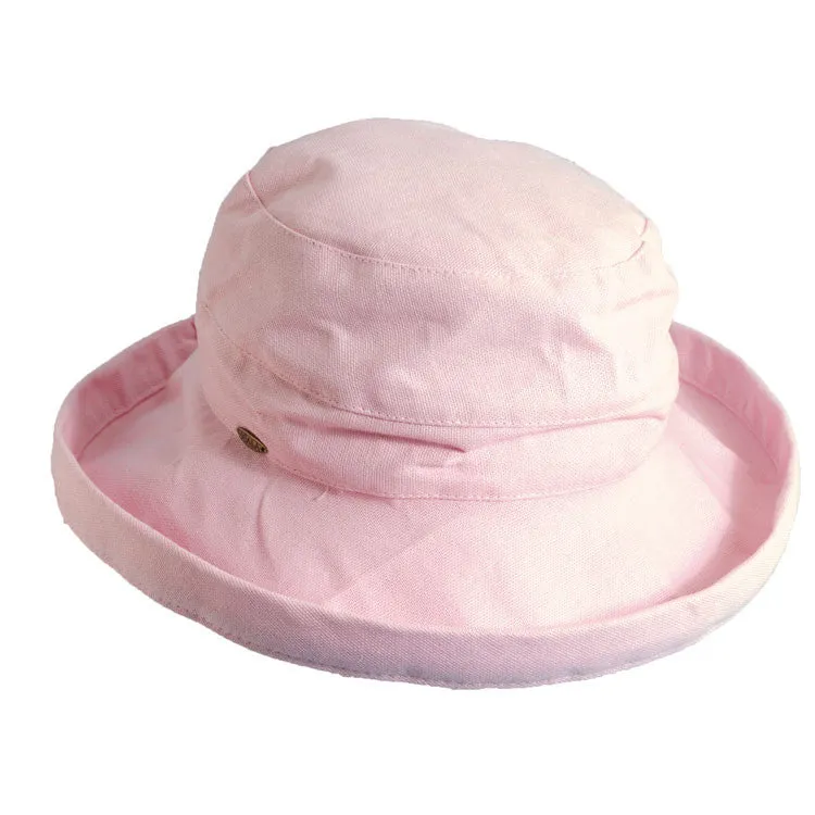 Scala - Small Brim Canvas Bucket Hat