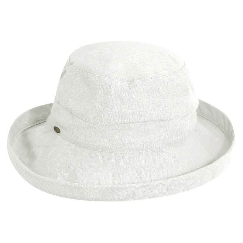 Scala - Small Brim Canvas Bucket Hat