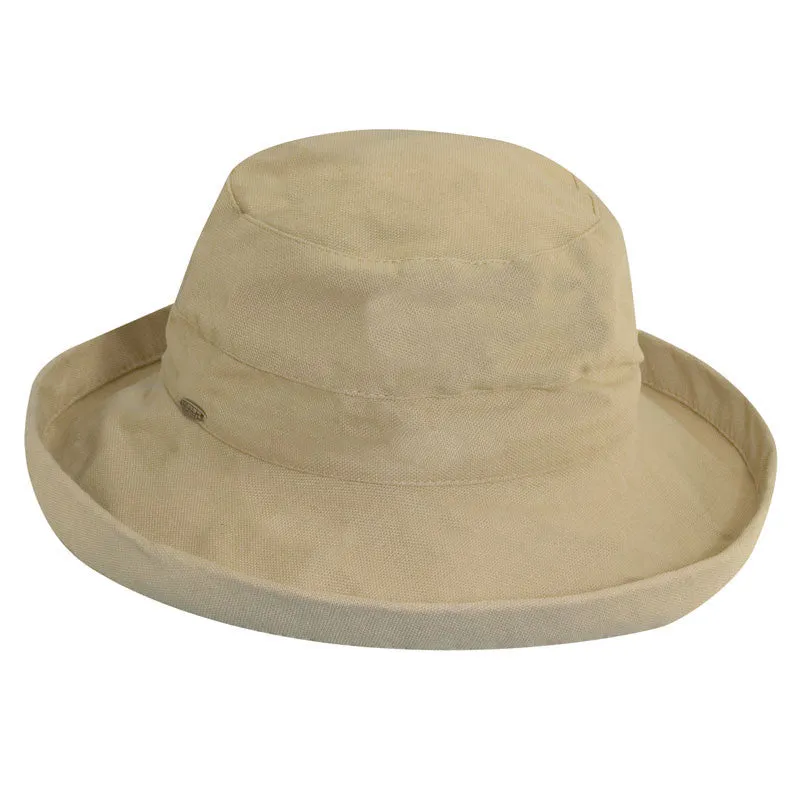 Scala - Small Brim Canvas Bucket Hat