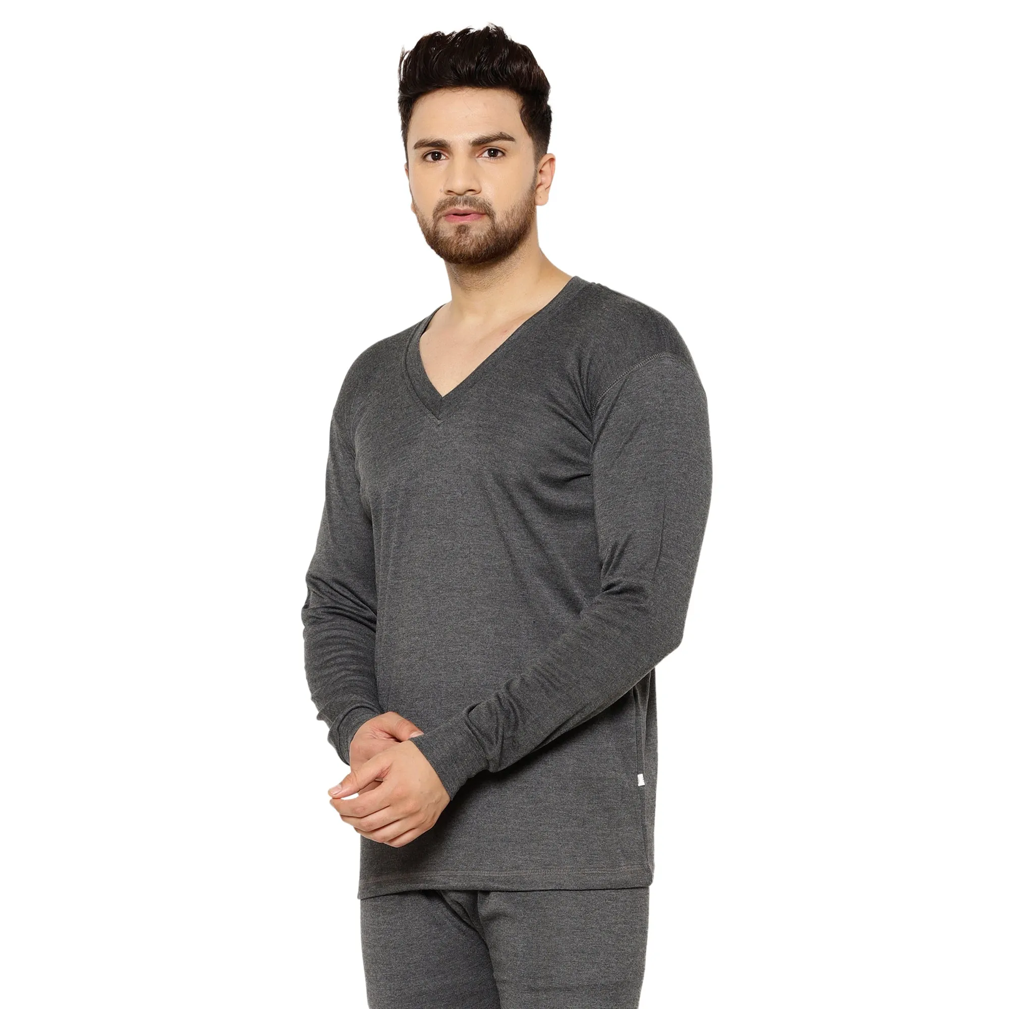 Vimal Jonney Black Thermal Top For Men's