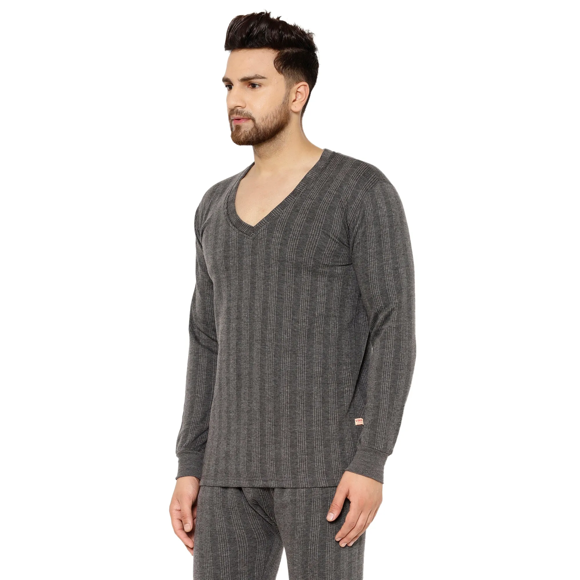 Vimal Jonney Black Thermal Top For Men's