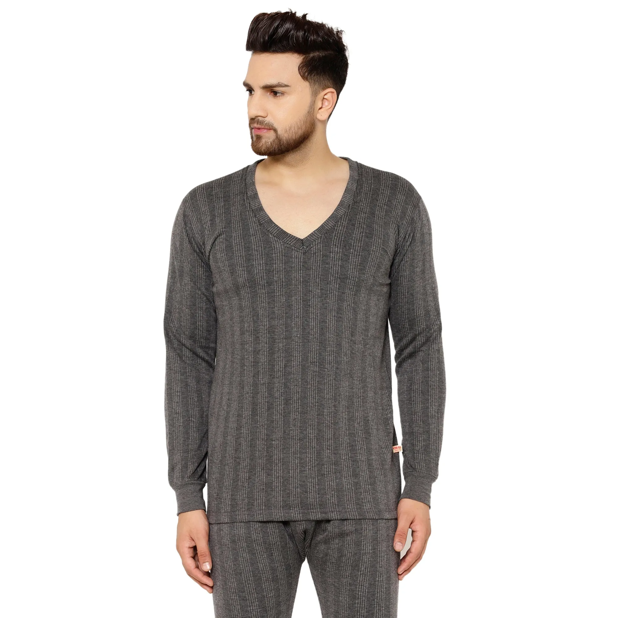 Vimal Jonney Black Thermal Top For Men's