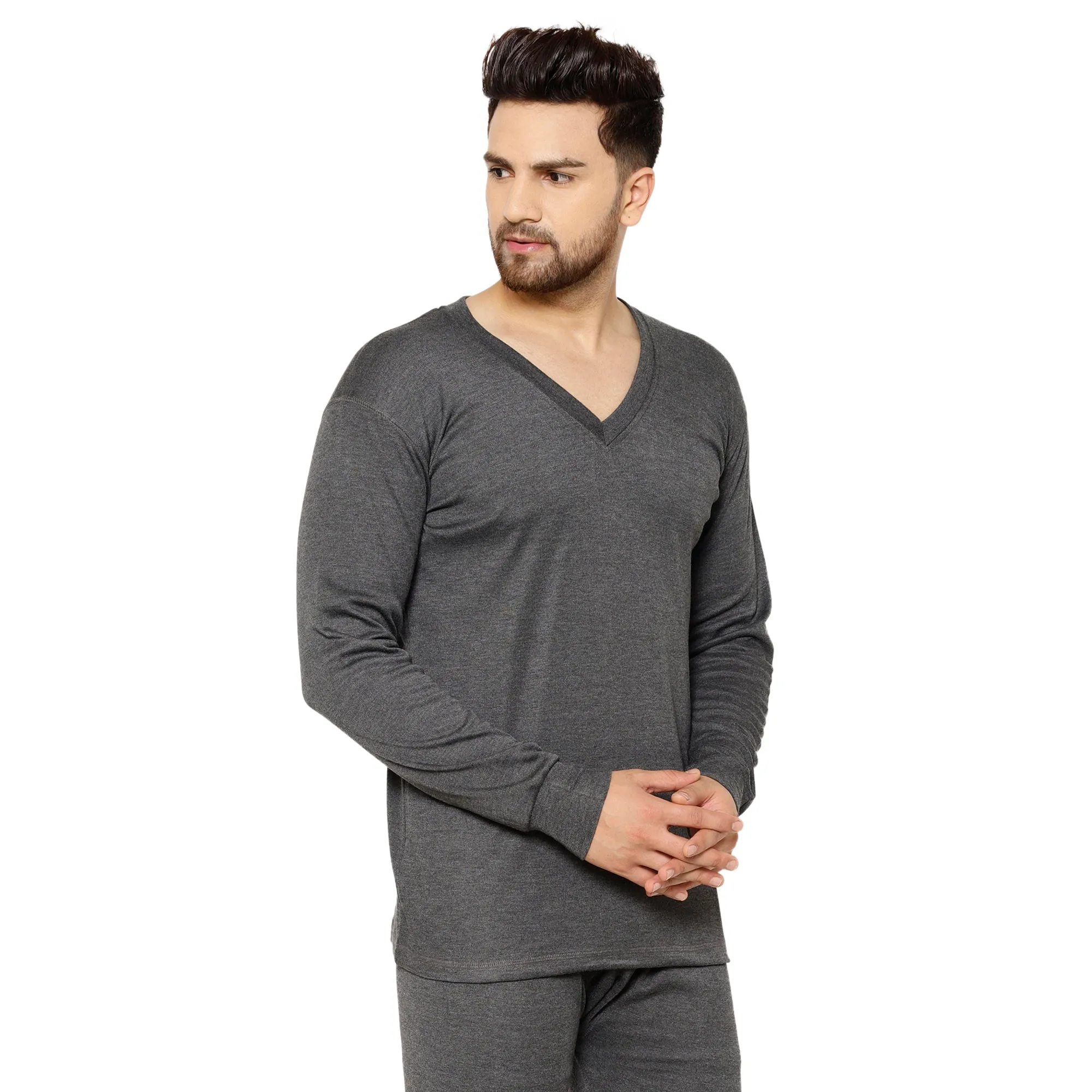 Vimal Jonney Black Thermal Top For Men's