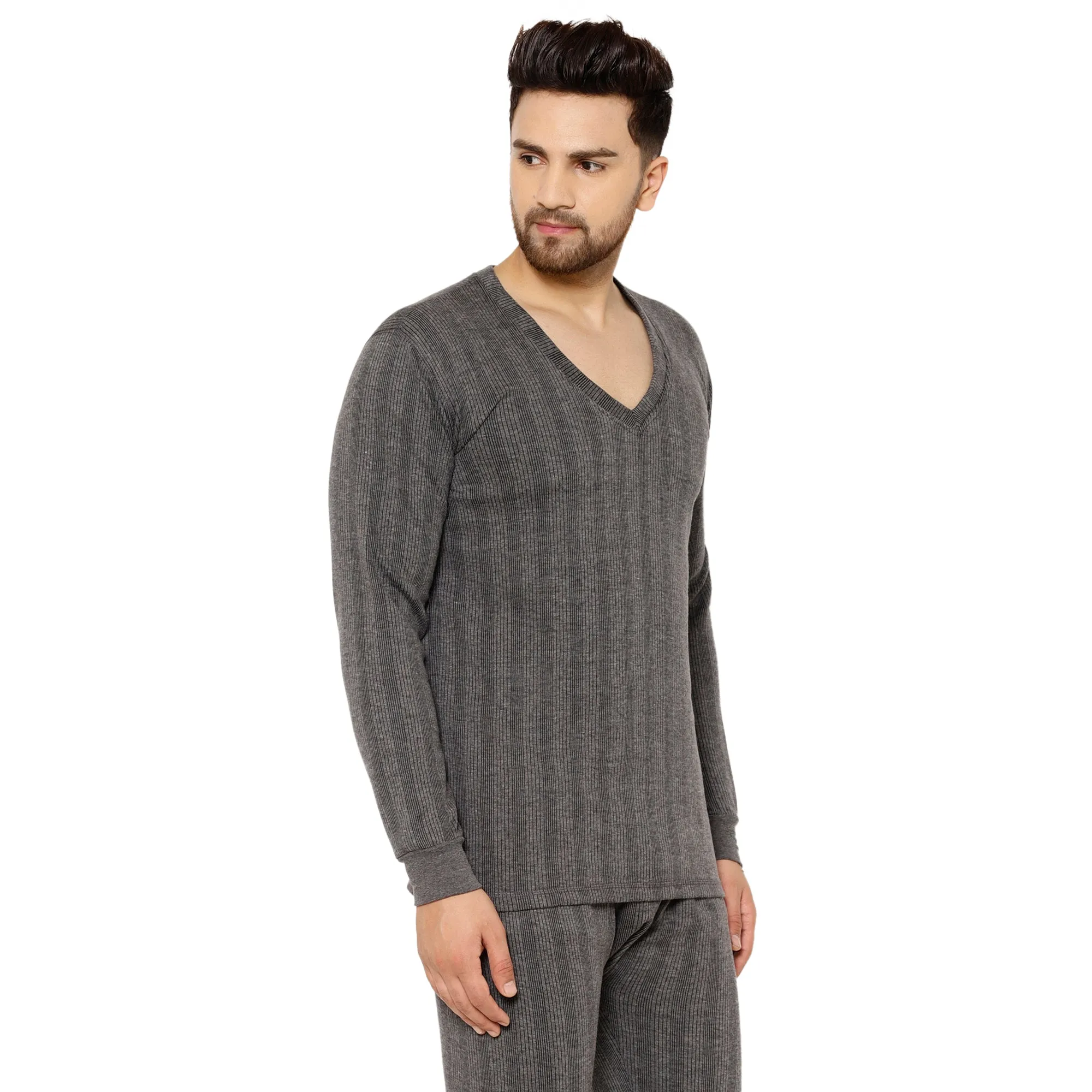 Vimal Jonney Black Thermal Top For Men's