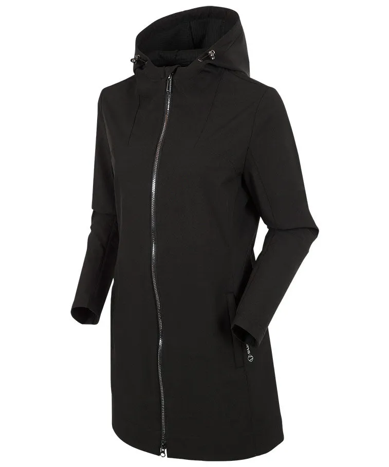 Women's Brooklyn Softshell Car Coat with Hood