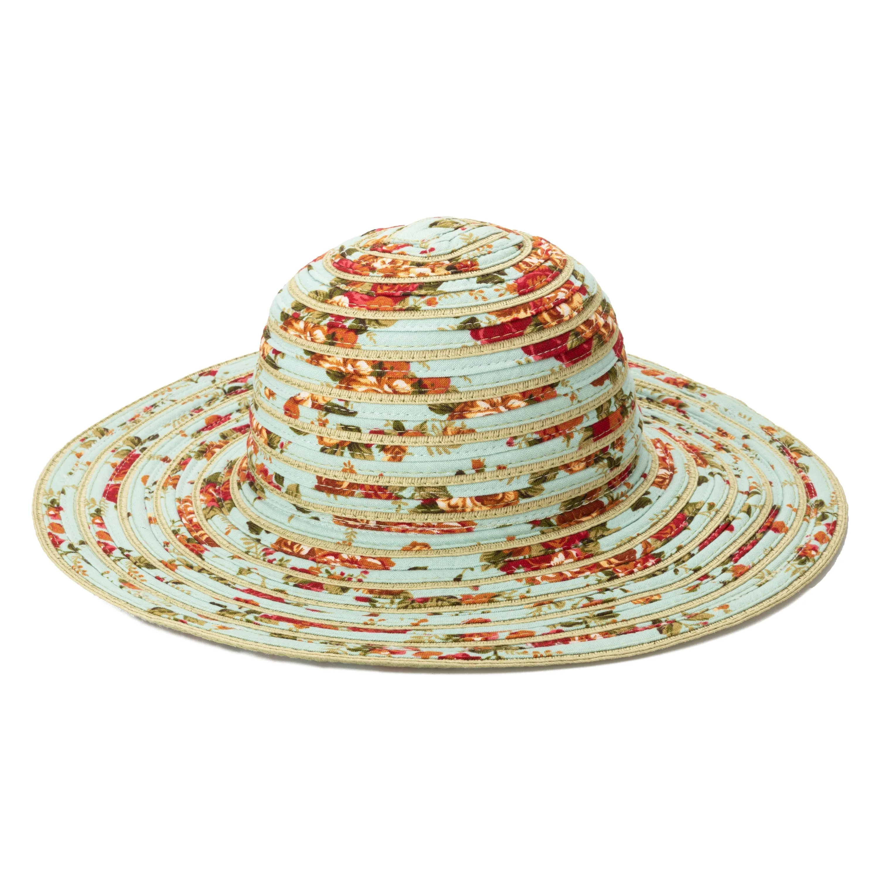 Women's Novelty Ribbon & Paperbraid Sun Hat