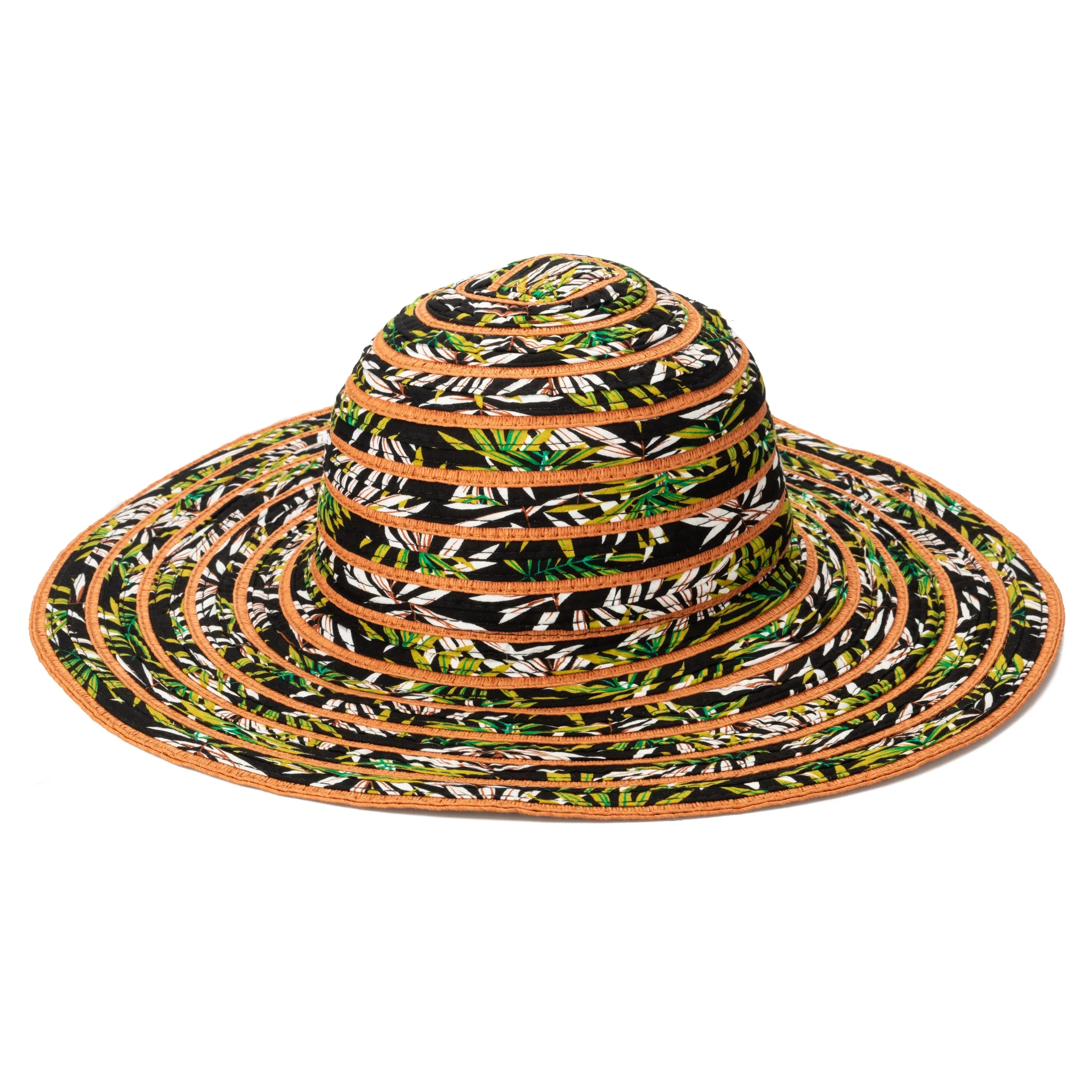 Women's Novelty Ribbon & Paperbraid Sun Hat